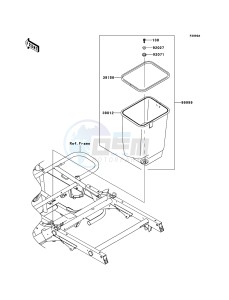 MULE_610_4X4 KAF400AFF EU drawing Optional Parts(Frame)