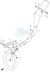 DR-Z400 (E1) drawing MUFFLER