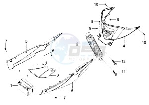 MIO - 50 cc drawing REAR SUSPENSION