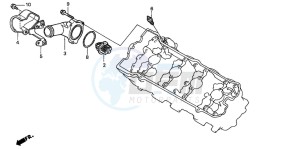 CB600F2 HORNET S drawing THERMOSTAT