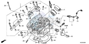 CRF250LE CRF250L Korea - (KO) drawing CYLINDER HEAD