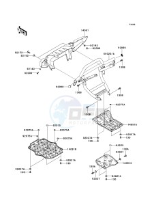 KVF 650 D ([BRUTE FORCE 650 4X4] (D6F-D9F) D7F drawing GUARD-- S- -