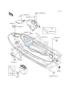 JH 750 B [SUPER SPORT XI] (B1-B3) [SUPER SPORT XI] drawing LABELS