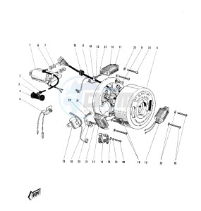 C2 SS TR [ROADRUNNER] (SS-TR) 125 [ROADRUNNER] drawing IGNITION_GENERATOR -- From E_NO. 909150- -