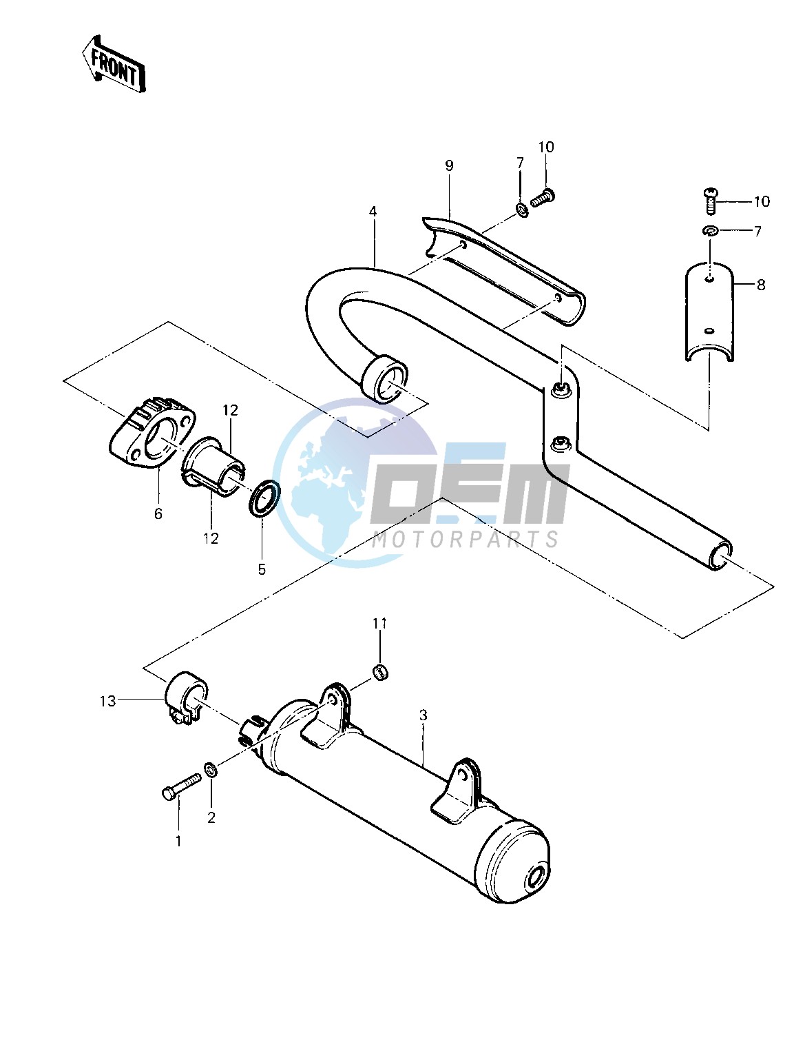 MUFFLER -- 83 KLT200-A4_A4A- -