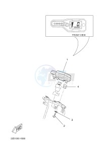 WR125R (22B7 22B7 22B7) drawing METER