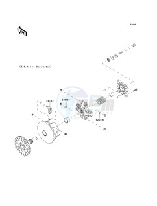 KAF 400 A [MULE 610 4X4] (A6F-AF) A7F drawing OPTIONAL PARTS-- ENGINE- -