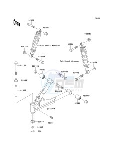 KAF 300 D [MULE 520] (D1-D2) [MULE 520] drawing SUSPENSION