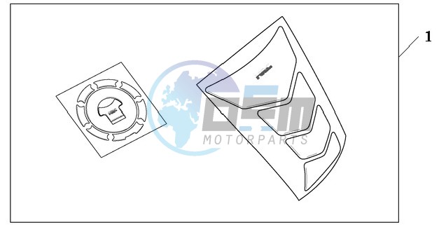 TANKPAD / FUEL LID COVER