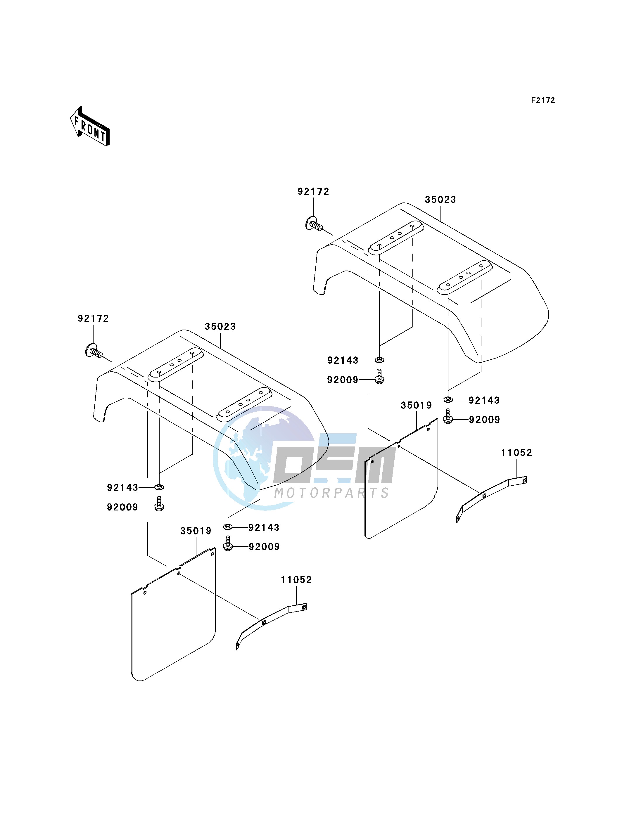 REAR FENDER-- S- -