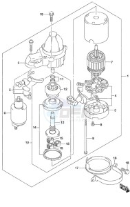 DF 40A drawing Starting Motor