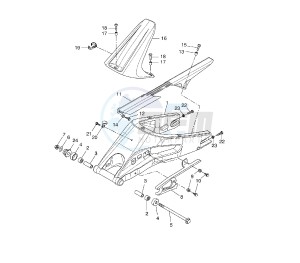 YZF R 125 drawing REAR ARM