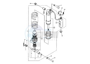 XT Z TENERE 660 drawing REAR SHOCK ABSORBER