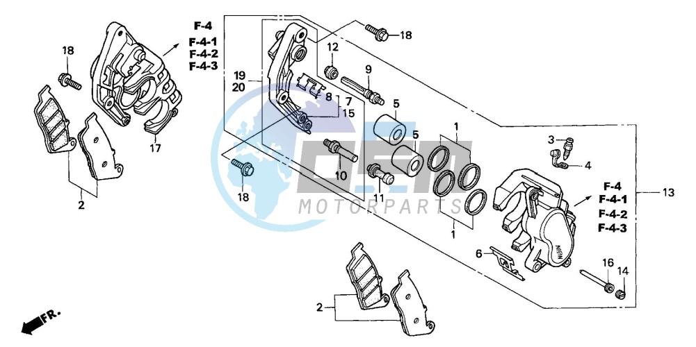 FRONT BRAKE CALIPER