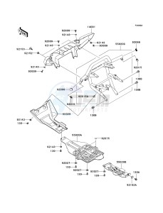 KVF 750 C [BRUTE FORCE 750 4X4I] (C6F-C7F) C7F drawing GUARD-- S- --- C7F- -