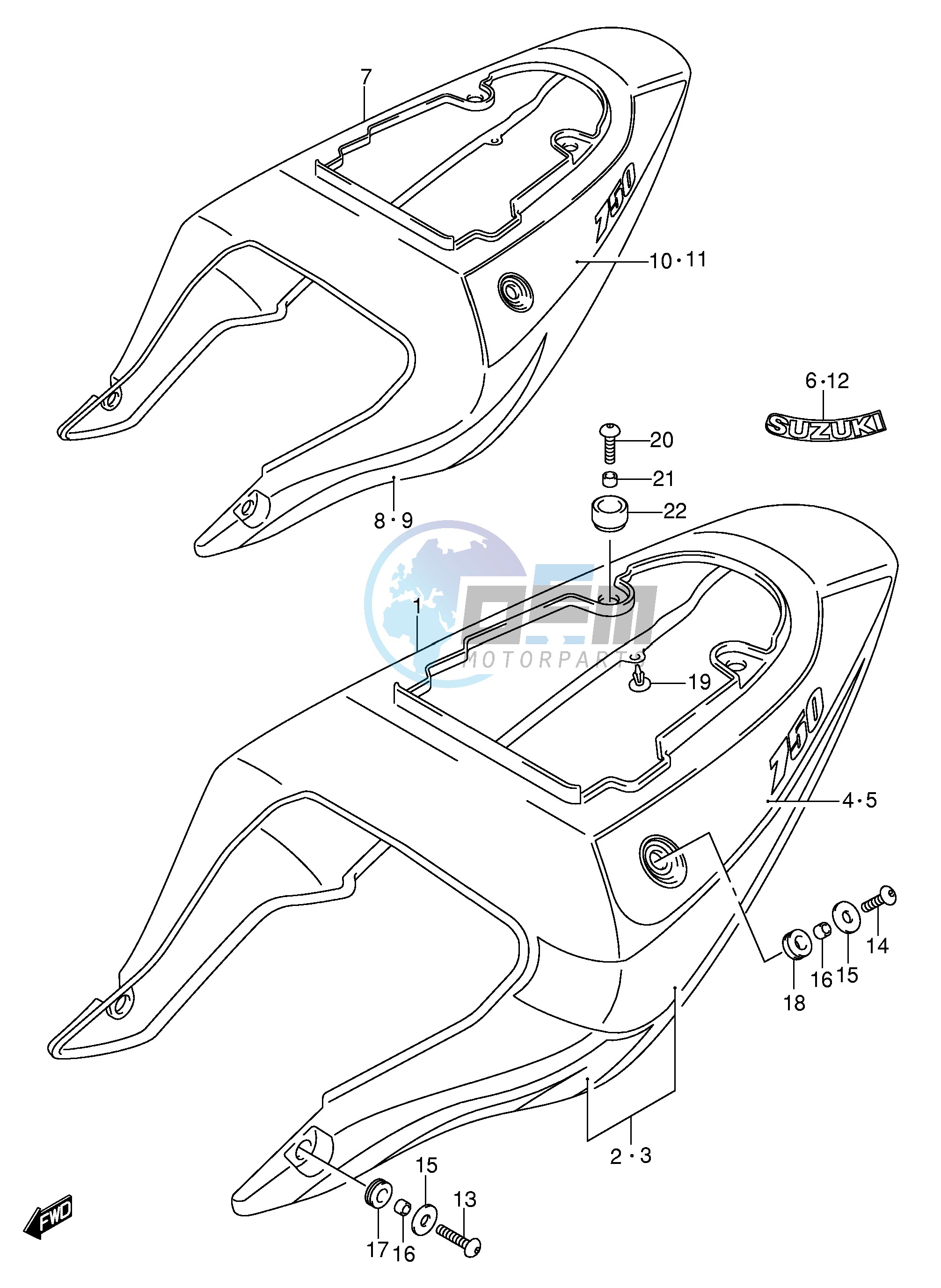 FRAME COVER (MODEL Y)