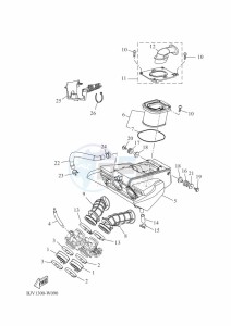 XSR700 MTM690 (BJV1) drawing INTAKE