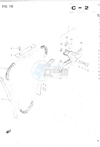 GSX500E (E39) drawing CAM CHAIN