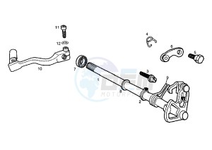 SENDA SM X-TREM - 50 cc drawing GEAR CHANGE MECHANISM