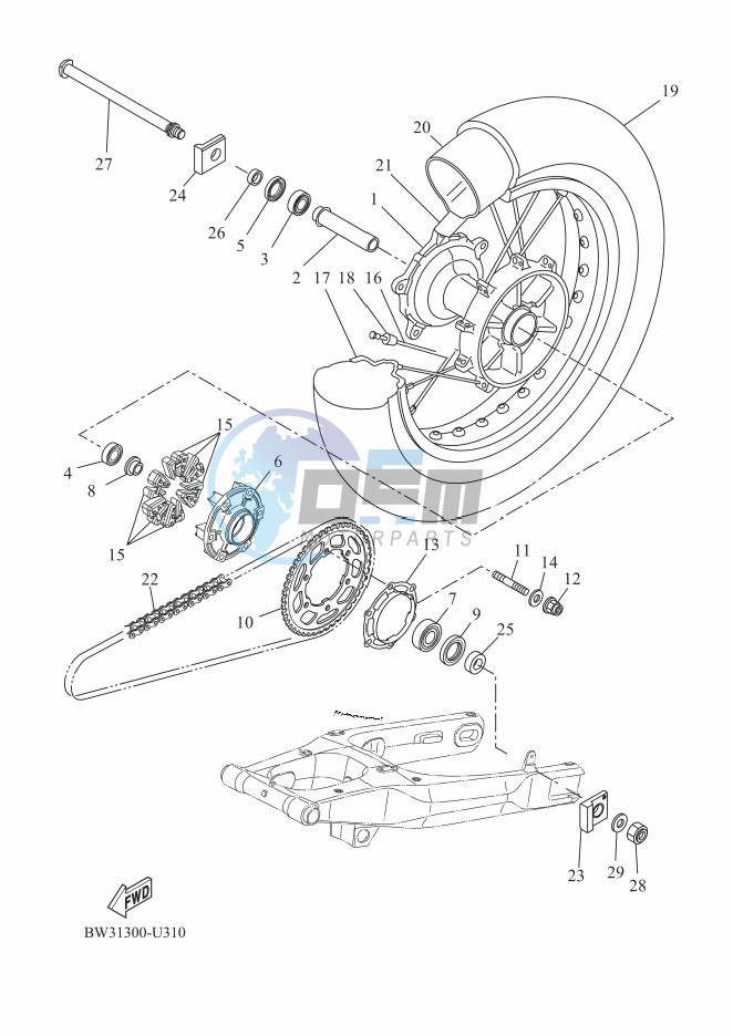 REAR WHEEL