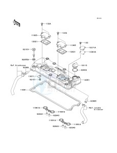 JT 1500 A [STX-15F] (A1-A2) [STX-15F] drawing CYLINDER HEAD COVER