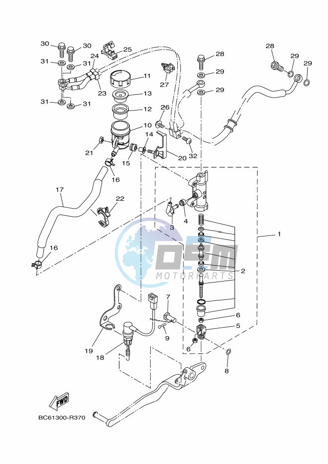 REAR MASTER CYLINDER