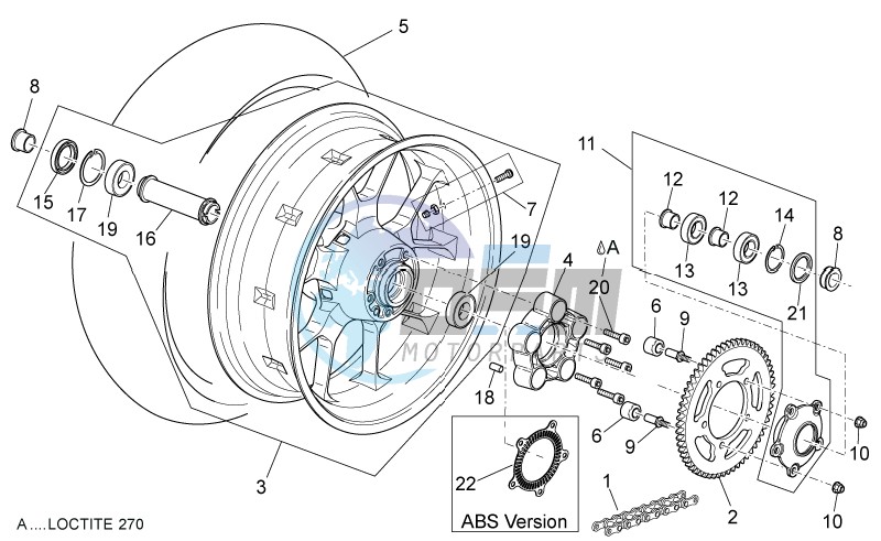 Rear wheel