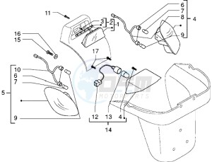 X9 125 drawing Tail lamp