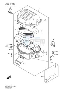 GSR750Z EU drawing AIR CLEANER