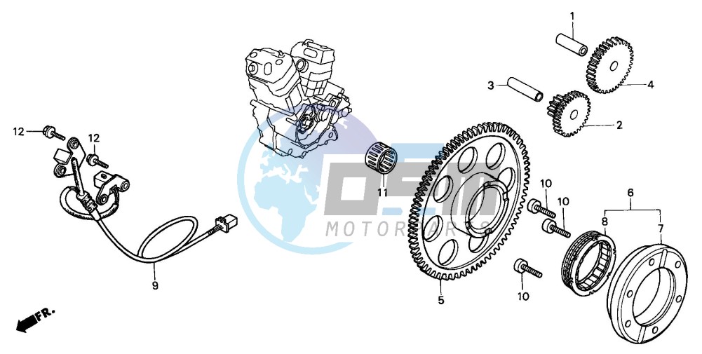 PULSE GENERATOR/ STARTING CLUTCH