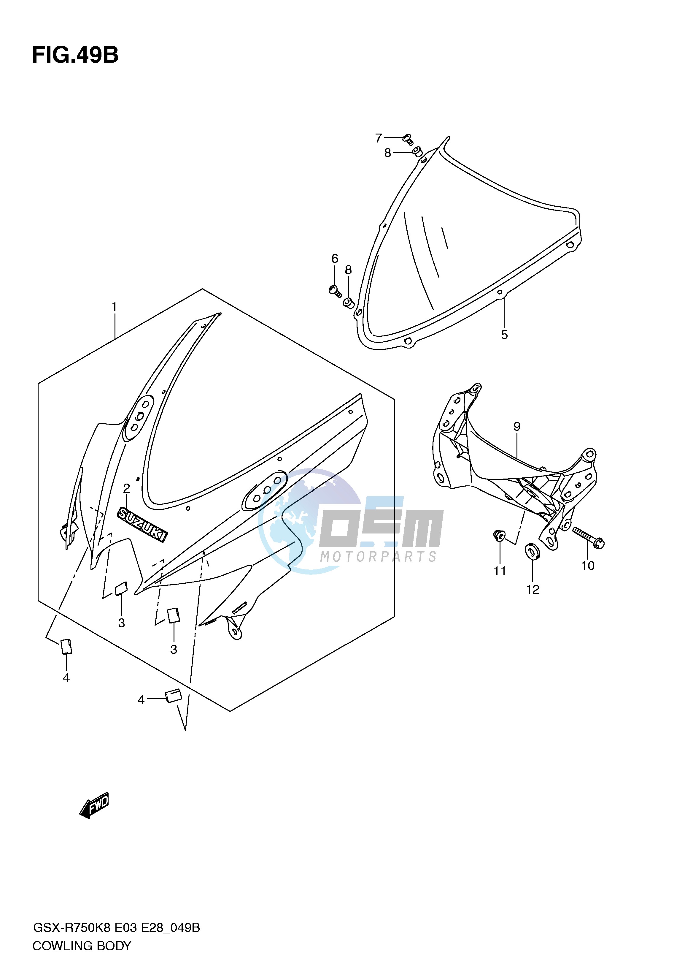 COWLING BODY (MODEL L0)