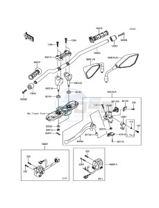 Z800 ABS ZR800BFF FR GB XX (EU ME A(FRICA) drawing Handlebar