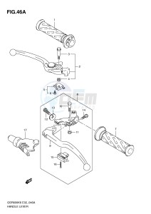 GSR600 (E2) drawing HANDLE LEVER (MODEL L0)