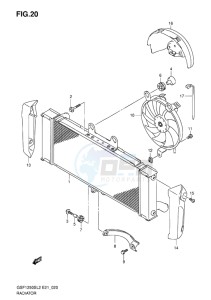 GSF-1250S ABS BANDIT EU drawing RADIATOR