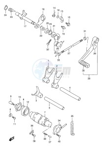 TL1000S (E2) drawing GEAR SHIFTING (MODEL X Y K1)