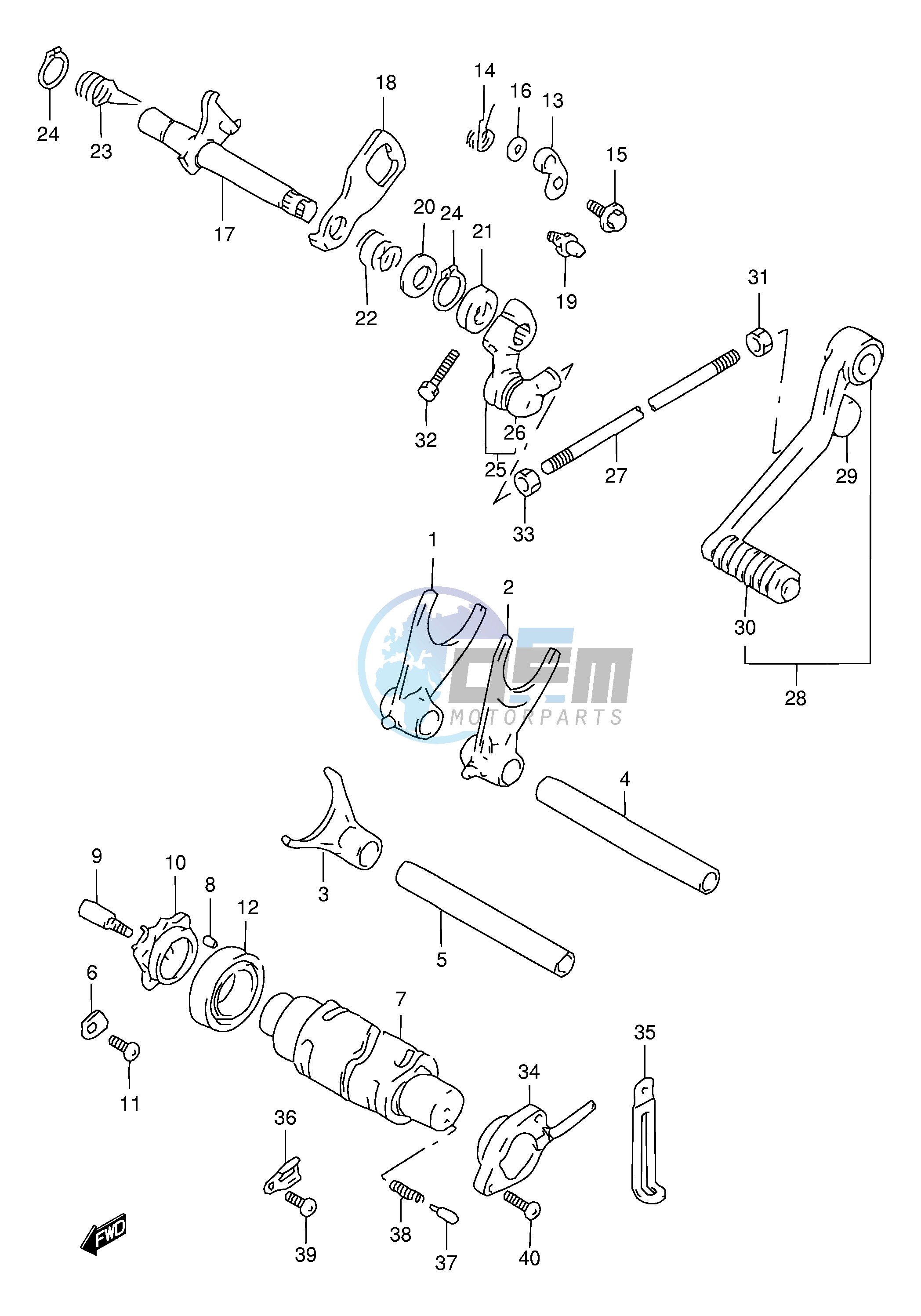 GEAR SHIFTING (MODEL X Y K1)