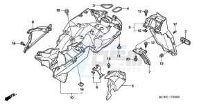 VFR8009 Europe Direct - (ED / MME TWO) drawing REAR FENDER