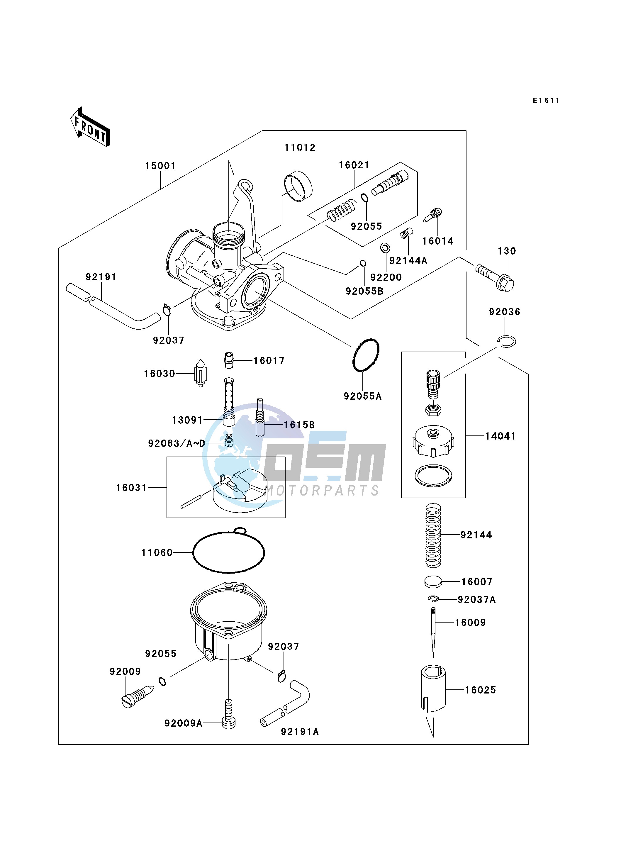 CARBURETOR-- AN110-D2- -