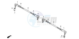 TRX250 TRX250 FOURTRAX drawing TIE ROD