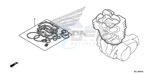 NC750XDE NC750XD Europe Direct - (ED) drawing GASKET KIT A