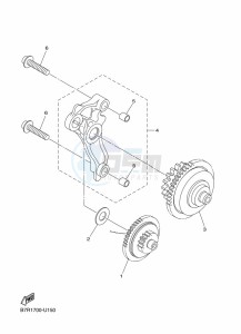 WR450F (B7R4) drawing STARTER CLUTCH