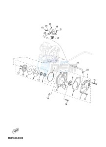 YPR125RA XMAX 125 ABS EVOLIS 125 ABS (2DM4) drawing WATER PUMP