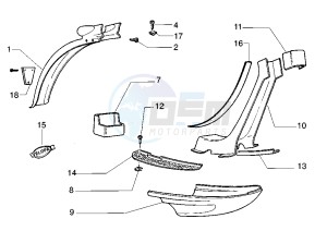 VELOFAX 50 drawing Side covers-Rear mudguard