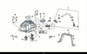 NH-T 200I (MG20BW-EU) (E5) (M1) drawing FUEL TANK