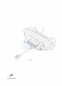 TRACER 900 MTT850 (B5CC) drawing TAILLIGHT