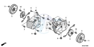 GL1800A Australia - (U) drawing COOLING FAN