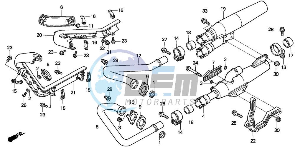 EXHAUST MUFFLER