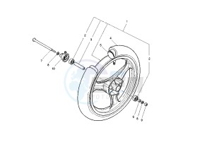 YH WHY 50 drawing FRONT WHEEL