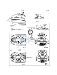 JET_SKI_ULTRA_LX JT1500KFF EU drawing Labels