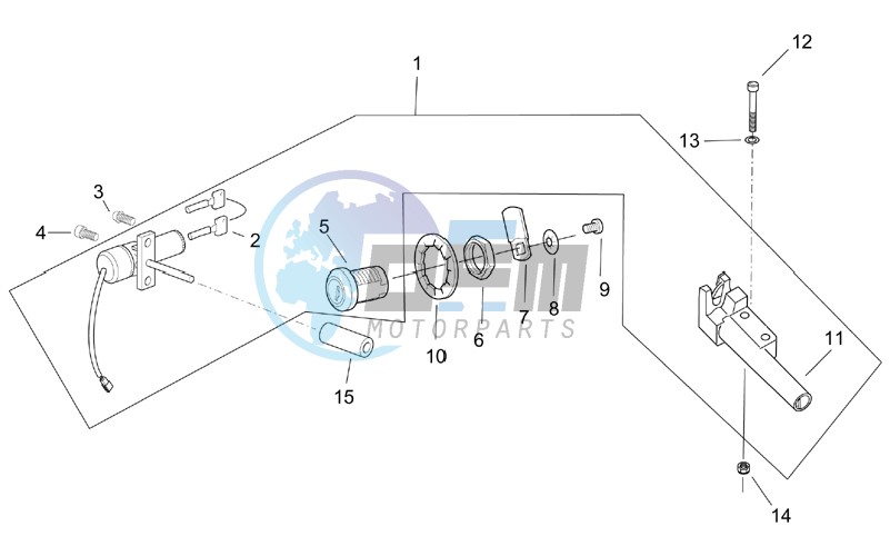 Lock hardware kit